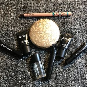 Mac Highlighter, Eyeliner, Mascara and Skin Prep